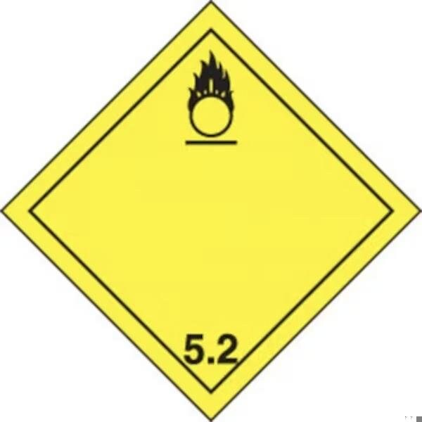 Accuform TDG PLACARD CLASS 5 10 34 in x 10 TCP522RM100 TCP522RM100 - main